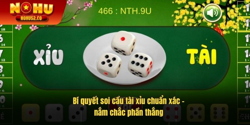 Bí Quyết Soi Cầu Tài Xỉu Chính Xác – Nắm Chắc Phần Thắng